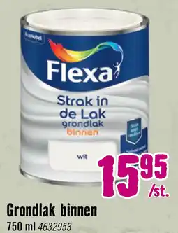 Hornbach FLEXA Strak in de lak grondlak binnen wit 750 ml aanbieding