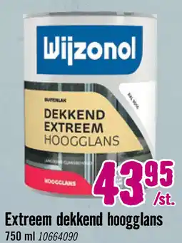 Hornbach WIJZONOL Dekkend extreem hoogglanslak RAL 9016 750 ml aanbieding