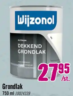 Hornbach WIJZONOL Dekkend grondlak wit 750 ml aanbieding