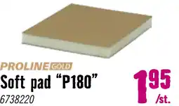 Hornbach PROLINE GOLD Soft pad P180 100x120x12 mm aanbieding