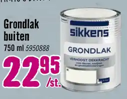 Hornbach SIKKENS Grondlak buiten wit 750 ml aanbieding