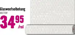 Hornbach MODULAN Glasweefselbehang standaard 125 gr/m² wit 1x25 m aanbieding