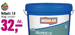 Hornbach MODULAN 5003 Rollputz korrelgrootte 1,0 mm 15 kg aanbieding
