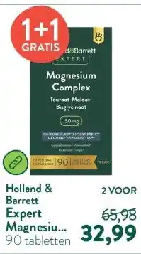 Holland & Barrett Expert Magnesium Complex Tauraat-Malaat-Bisglycinaat 150mg aanbieding