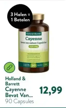 Holland & Barrett Holland & Barrett Cayenne aanbieding