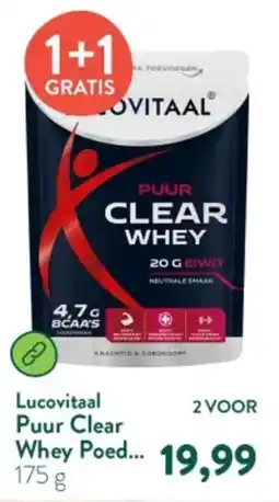 Holland & Barrett Puur Clear Whey Poeder - 7 doseringen aanbieding
