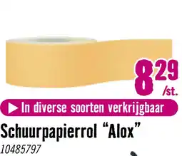 Hornbach RAUTNER Schuurpapierrol AlOx Plus K240 geel 5 m x 115 mm aanbieding