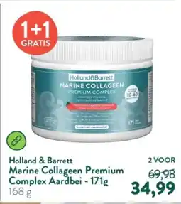 Holland & Barrett Holland & Barrett Marine Collageen Premium Complex Aardbei aanbieding