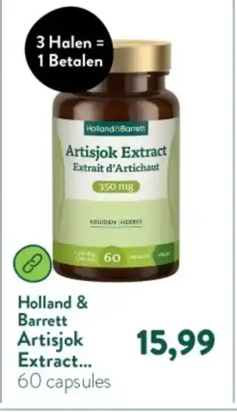 Holland & Barrett Holland & Barrett Artisjok Extract aanbieding