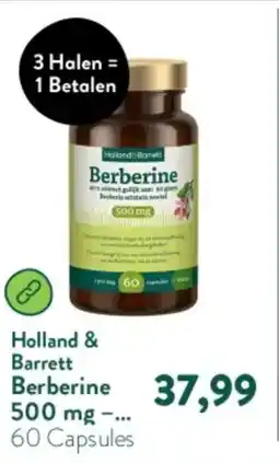 Holland & Barrett Holland & Barrett Berberine 500mg aanbieding