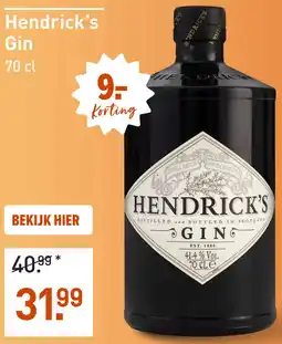 Gall & Gall Hendrick's 70CL aanbieding