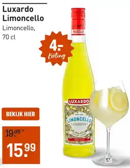 Gall & Gall Luxardo Limoncello 70CL aanbieding