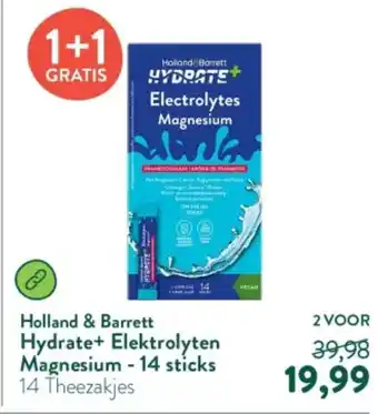 Holland & Barrett Holland & Barrett Hydrate+ Elektrolyten Magnesium aanbieding
