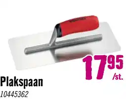 Hornbach RAUTNER Plakspaan gebogen edelstaal 305x120 mm aanbieding