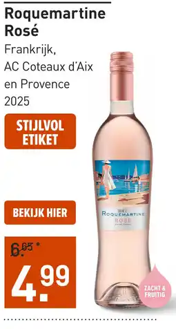 Gall & Gall Roquemartine Rosé 75CL aanbieding