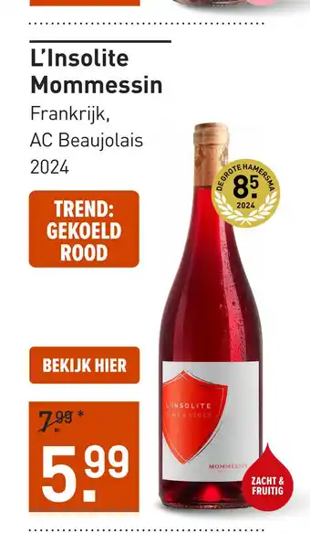 Gall & Gall L'Insolite Mommessin 75CL aanbieding