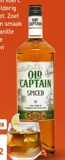 Gall & Gall Old Captain Spiced 100CL aanbieding