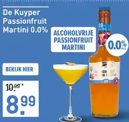 Gall & Gall De Kuyper Passionfruit Martini 0.0% 50CL aanbieding