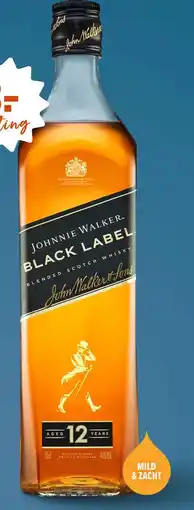 Gall & Gall Johnnie Walker Black Label 70CL aanbieding