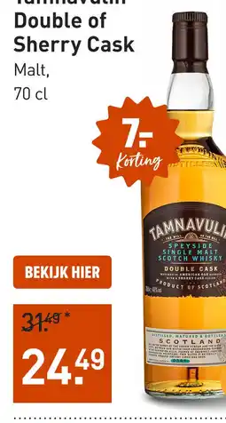 Gall & Gall Tamnavulin Double Cask 70CL aanbieding