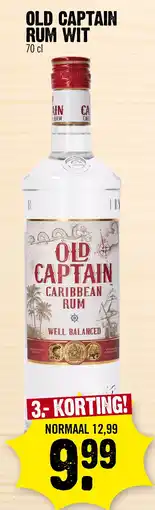 Super Dirck 3 Old captain rum wit aanbieding