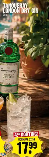 Super Dirck 3 Tanqueray london dry gin aanbieding