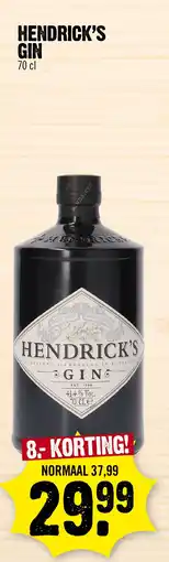 Super Dirck 3 Hendrick's gin aanbieding