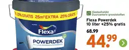 GAMMA Flexa Powerdek 10 liter +25% gratis aanbieding