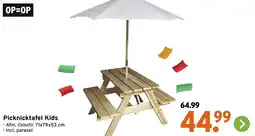 GAMMA Picknicktafel Kids aanbieding