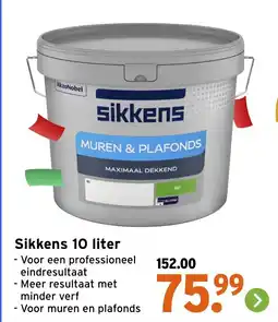 GAMMA Sikkens 10 liter aanbieding