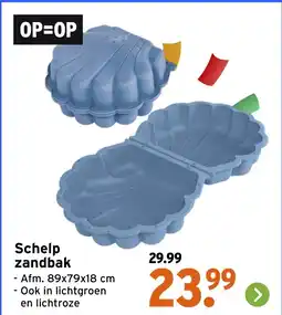 GAMMA Schelp zandbak aanbieding