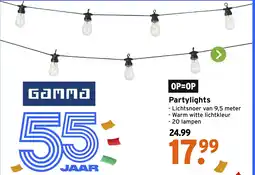 GAMMA Partylights aanbieding