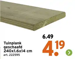 GAMMA Tuinplank geschaafd aanbieding
