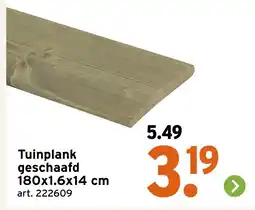 GAMMA Tuinplank geschaafd aanbieding