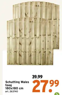 GAMMA Schutting Wales toog aanbieding