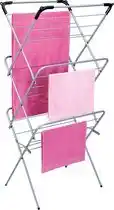 Bol.com Tomado - Droogrek Concerto - 14 meter drooglengte - Zilver - Met haakjes voor kledinghangers aanbieding