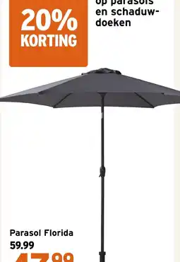 GAMMA Parasol Florida aanbieding