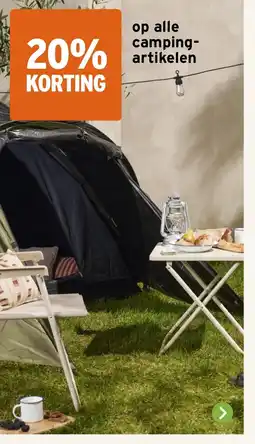 GAMMA camping- artikelen aanbieding