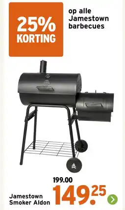 GAMMA Jamestown Smoker Aldon aanbieding