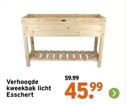 GAMMA Verhoogde kweekbak licht Esschert aanbieding
