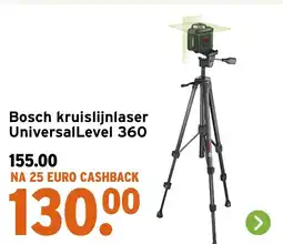 GAMMA Bosch kruislijnlaser UniversalLevel 360 aanbieding