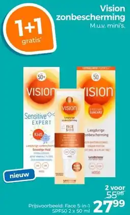 Trekpleister Vision zonbescherming aanbieding