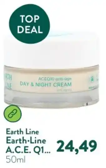 Holland & Barrett Earth Line ACEQ10 anti-age Day & Night Cream aanbieding