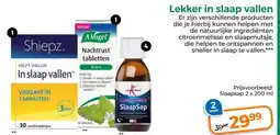 Trekpleister Lekker in slaap vallen aanbieding