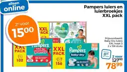 Trekpleister Pampers luiers en luierbroekjes XXL pack aanbieding