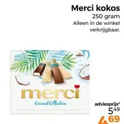 Trekpleister Merci kokos aanbieding