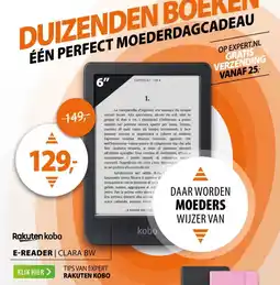 Expert Kobo Clara BW Zwart aanbieding