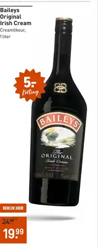 Gall & Gall Baileys Original Irish Cream 100CL aanbieding