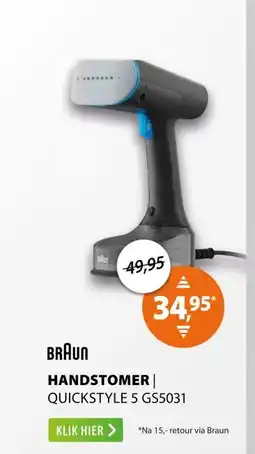 Expert Braun Quickstyle 5 GS5031 Grijs aanbieding