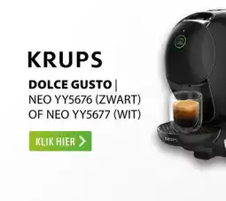 Expert Krups YY5676 NESCAFÉ Dolce Gusto Neo Caffè Zwart aanbieding